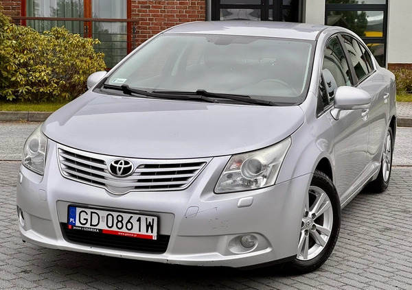 Toyota Avensis cena 26999 przebieg: 214299, rok produkcji 2009 z Darłowo małe 277